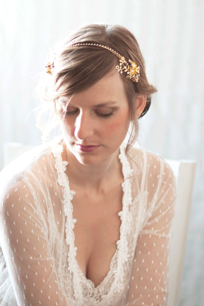 Juliet Style Bridal Headpiece #307HP