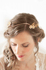 Enamel Flower Crystal Vine Bridal  Headband #222HB