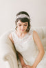 Crystal Bridal Headband with Hanging flowers #213HB