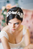 Delicate Lace and Silk Flower Headband #214HB