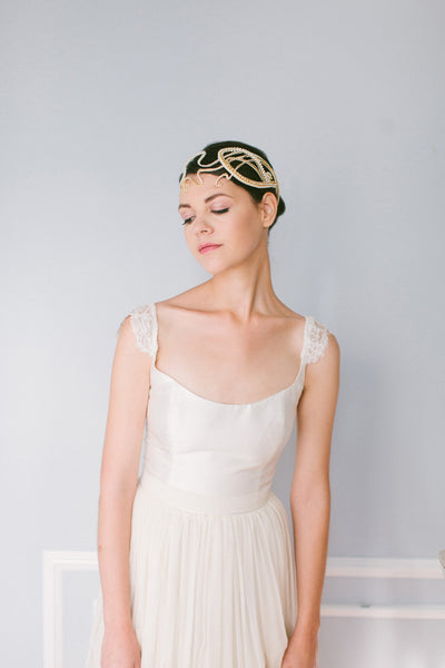 Vintage Lines bridal Headpiece #225HB