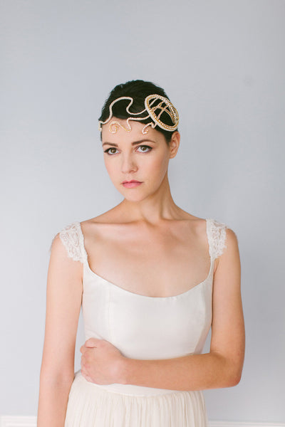 Vintage Lines bridal Headpiece #225HB