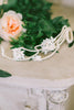 Lace and Crystal Flower Vine Headpiece #302HP