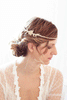 Champagne Lace Bridal Headband #228HB