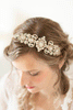 Rose Gold Crystal Bridal Headband #221HB