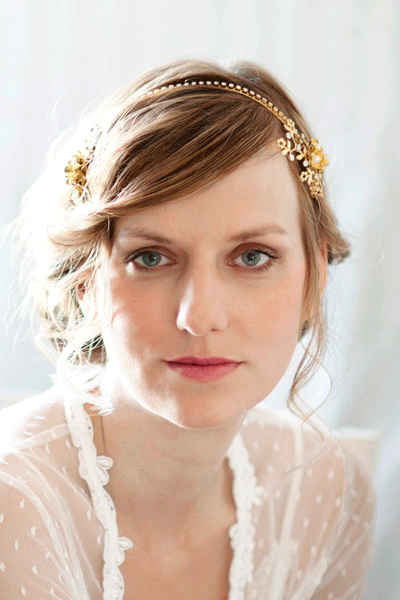 Juliet Style Bridal Headpiece #307HP